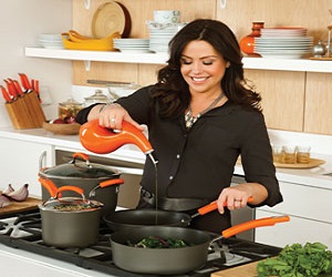 Rachael Ray Hard Anodized 10-Piece Cookware Set