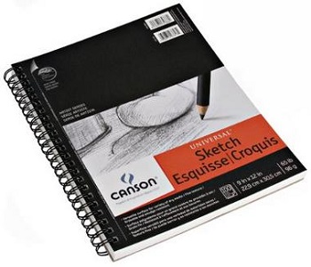 Canson 9 Inch By 12 Inch Universal Sketch Book