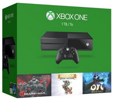 Xbox One 1TB Console – 3 Games Bundle