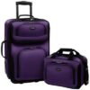 US Traveler Rio 2 Piece Expandable Carry-On Luggage Set