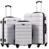 Coolife Luggage 3 Piece Set Suitcase