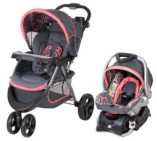 Baby Trend Nexton Travel System With Coral Floral