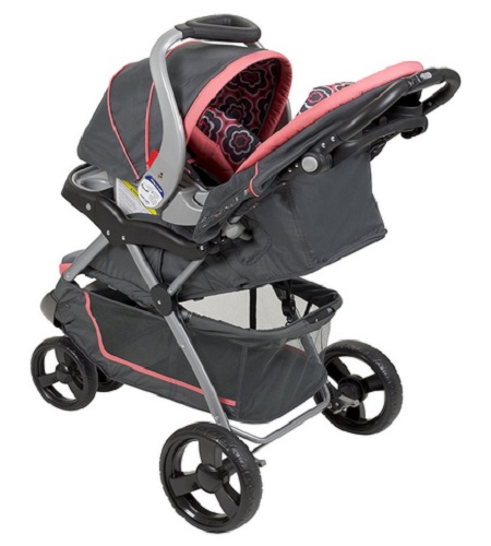 Baby Trend Nexton Travel System With Coral Floral
